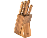 Lamart Zestaw 5 noży w bloku WOOD LT2080 42002449 - 1477660 - zdjęcie 1